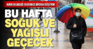 Denizli’yi bu hafta soğuk ve yağışlı bir hava bekliyor