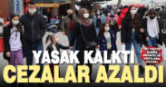 Koronavirüs yasakları ile birlikte cezalar da azaldı