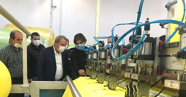 Şahin Tin OSB’deki firmaları ziyaret etti