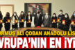 Durmuş Ali Çoban Anadolu Lisesi Avrupa’da “En İyi Proje Ödülü” aldı