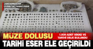Jandarmadan Çivril’de tarihi eser operasyonu. Evi müzeye çevirmiş