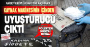 Kaynak makinesinin içinden uyuşturucu çıktı