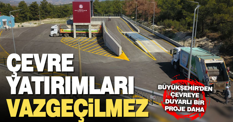 Büyükşehir’den çevreye duyarlı bir proje daha