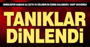Denizlispor başkanı ve ailesi ile polisler arasındaki arbedeyle ilgili davanın duruşmasına devam edildi