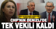 CHP’nin Denizli’de tek milletvekili kaldı