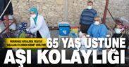 Pamukkale’de 65 yaş üstüne aşı kolaylığı