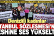 Denizli’deki kadın örgütlerinden İstanbul Sözleşmesi’nin fesih kararına tepki