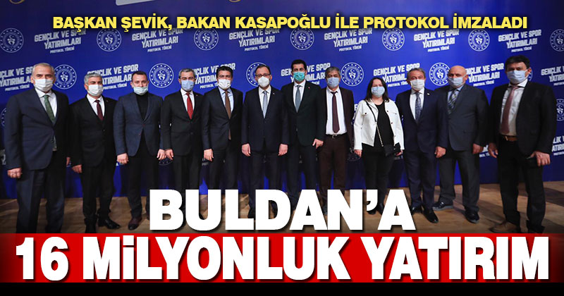 İmzalar, spor yatırımları için atıldı