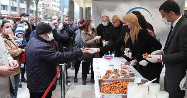 Merkezefendi’den kahramanlar için lokma hayrı