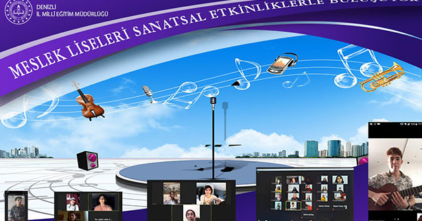 Meslek liseliler sanatsal etkinlikte buluşuyor