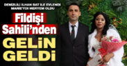Denizli’ye Fildişi Sahili’nden gelin geldi