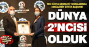 Denizli Büyükşehir, su yönetimi ve iklim değişikliği projeleriyle Dünya 2.si oldu