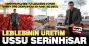 Leblebinin üretim üssü Serinhisar, vitrini ise Çorum