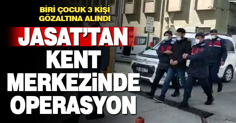 JASAT’tan 3 adrese eş zamanlı operasyon