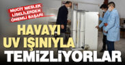 Meslek Lisesi UV Işınla Hava Temizleme Cihazı Üretti