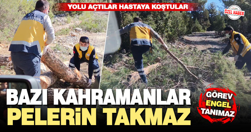 Ambulans çalışanlarından alkışlanacak hareket