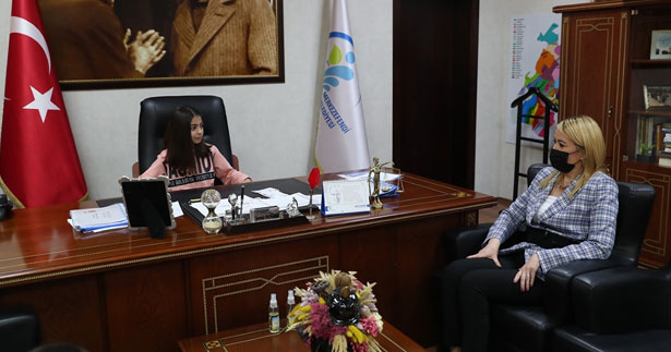 Başkan Doğan’ın koltuğu çocukların