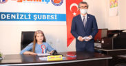 Eğitim-İş’te başkanlık koltuğu küçük Öykü’nün