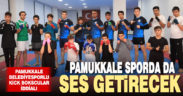 Pamukkale Belediyesporlu kick bokscular iddialı