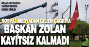 Vatandaş sosyal medyadan bayrak istedi, Başkan Zolan kayıtsız kalmadı