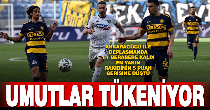 MKE Ankaragücü 1 – Yukatel Denizlispor 1