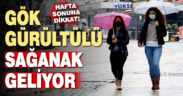 Pazar günü gök gürültülü sağanak geliyor