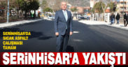 Serinhisar’da sıcak asfalt çalışması tamam