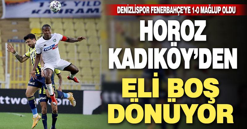 Fenerbahçe 1 – Yukatel Denizlispor 0