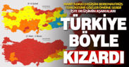 Türkiye böyle kızardı. İşte haritadaki büyük değişimin aşamaları…