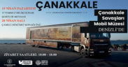 Çanakkale Mobil Müzesi Denizli’ye geliyor