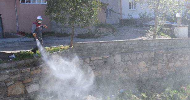 Buldan’da haşere ile mücadele devam ediyor