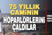 Ramazan ayında 75 yıllık caminin hoparlörlerini çaldılar