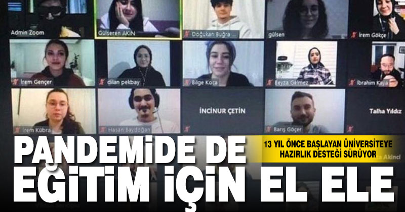 Eğitim için El Ele’de online eğitimler sürüyor