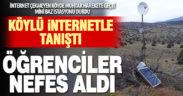 İnternet çekmeyen köye muhtar mini baz istasyonu kurdu, köylü internetle tanıştı