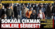Denizli’de sokağa çıkmak kimlere serbest olacak