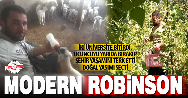 İki üniversite mezunu genç, üçüncüsünü yarıda bırakıp köye yerleşti, hayatını doğal yaşama adadı