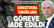 Görevden alınan okul müdürü, göreve iade edildi