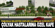Pamukkale Belediyesi Glütensiz Park Kafe’de çalışmalar devam ediyor