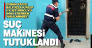 Evinin kapısı balyozla kırılıp uyuşturucuyu imha ederken yakalanan zanlı tutuklandı
