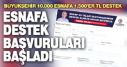 Büyükşehir’in “10.000 esnafa destek” başvuruları başladı