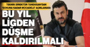 Denizlispor Teknik Direktörü Ali Tandoğan’dan “sonuna kadar mücadele” açıklaması