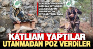 Koruma altındaki dağ keçilerini vurup fotoğraf çektiler