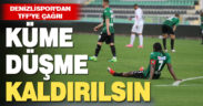 Denizlispor: Küme düşme kaldırılsın