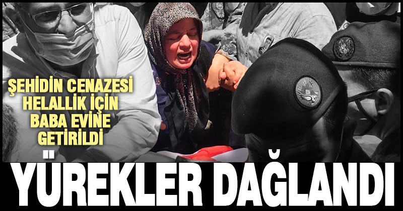 Şehit polisin baba evinde yas var