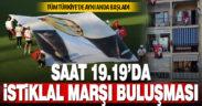 Tüm Türkiye’de aynı anda İstiklal Marşı okundu: Denizli, Atatürk Stadı’ndan eşlik etti