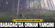 Babadağ’da 1 hektarlık alanda etkili olan orman yangını söndürüldü