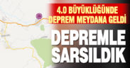 Denizli, 4 büyüklüğündeki depremle sarsıldı