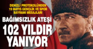Denizli Protokolünden 19 Mayıs Gençlik ve Spor Bayramı mesajları