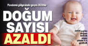 2020 yılında doğan bebek yüzde 5.1 azaldı