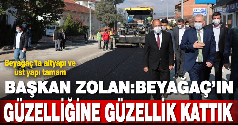 Beyağaç’ta altyapı ve üst yapı tamam